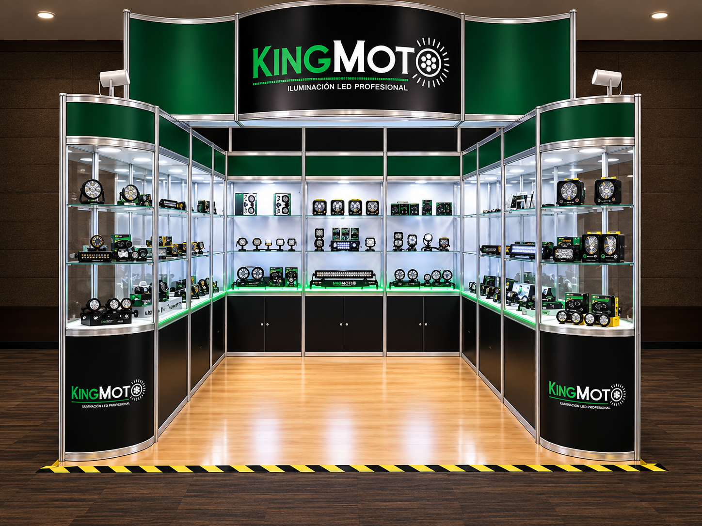 Primer equipo de KingMoto participando en Expo Moto